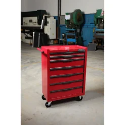 Hilka Heavy Duty 7 Drawer Tool Storage Trolley With Ball Bearing Slides -Stanley Shop 12892531 1324864779997335