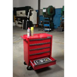 Hilka Heavy Duty 5 Drawer Tool Storage Trolley With Ball Bearing Slides 14 Hilka Heavy Duty 5 Drawer Tool Storage Trolley With Ball Bearing Slides -Stanley Shop 12892532 1934864755597351