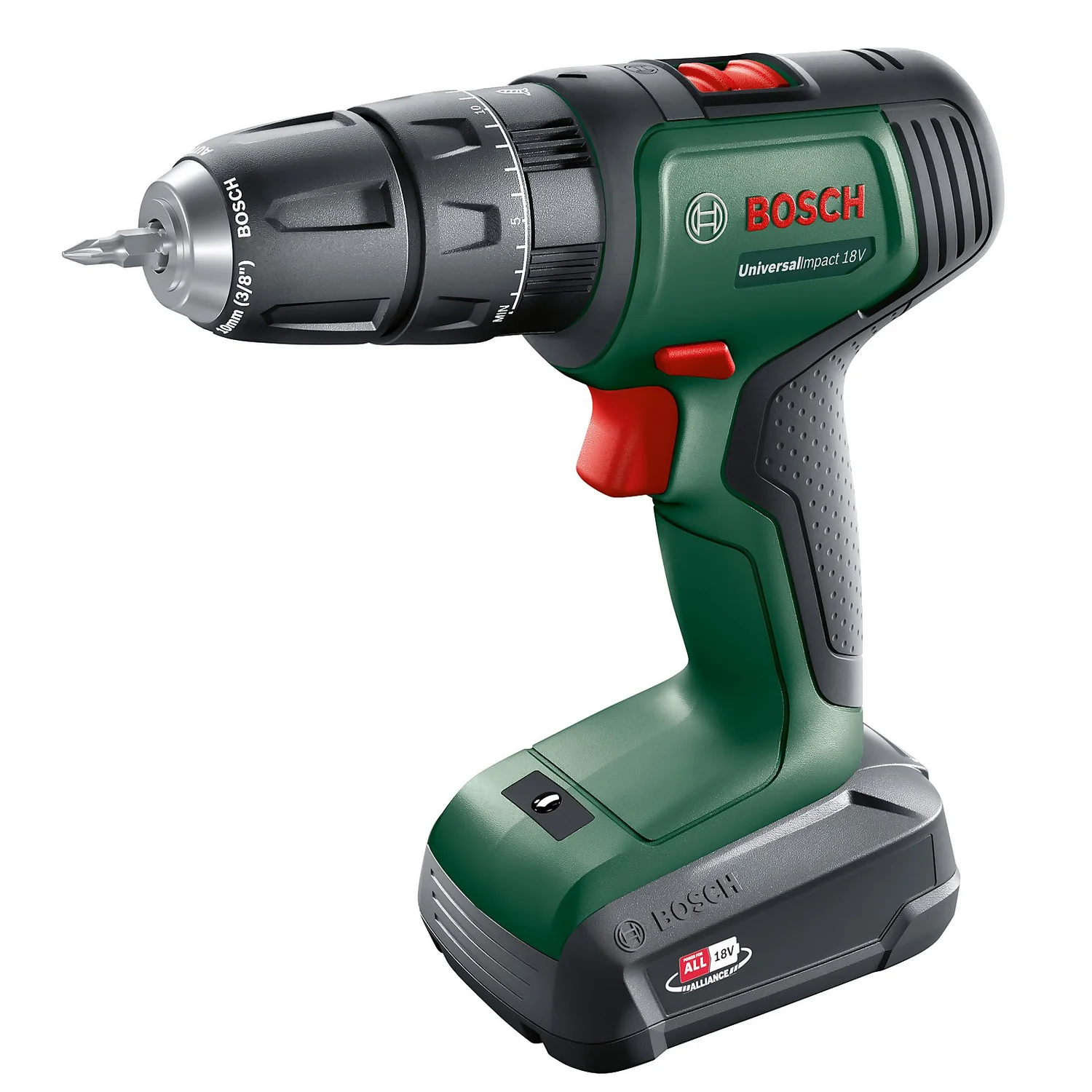 Bosch Universal Impact 18V Combi Drill With 1 X 1.5Ah Battery 3 Bosch Universal Impact 18V Combi Drill With 1 X 1.5Ah Battery