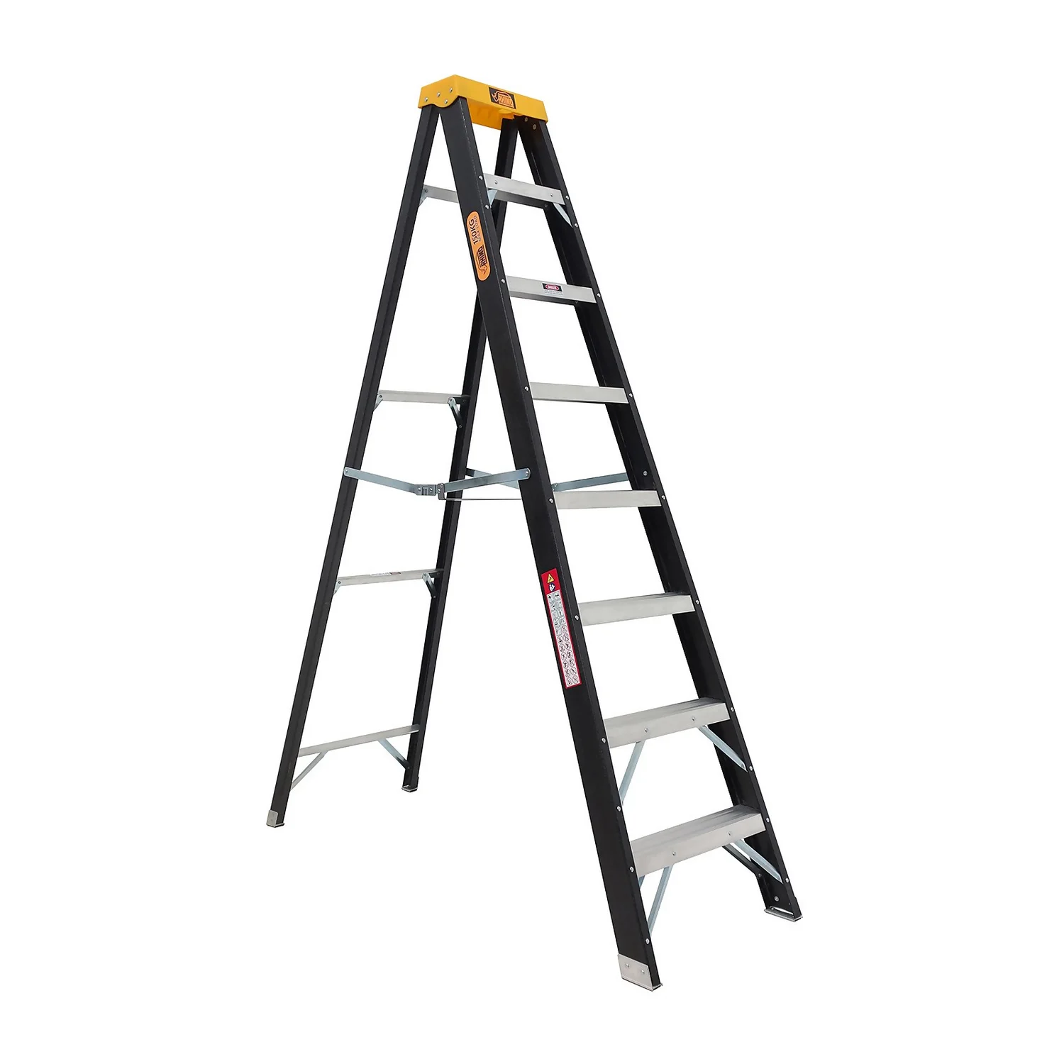 Rhino Fibreglass Step Ladder - 8 Tread 3 Rhino Fibreglass Step Ladder - 8 Tread