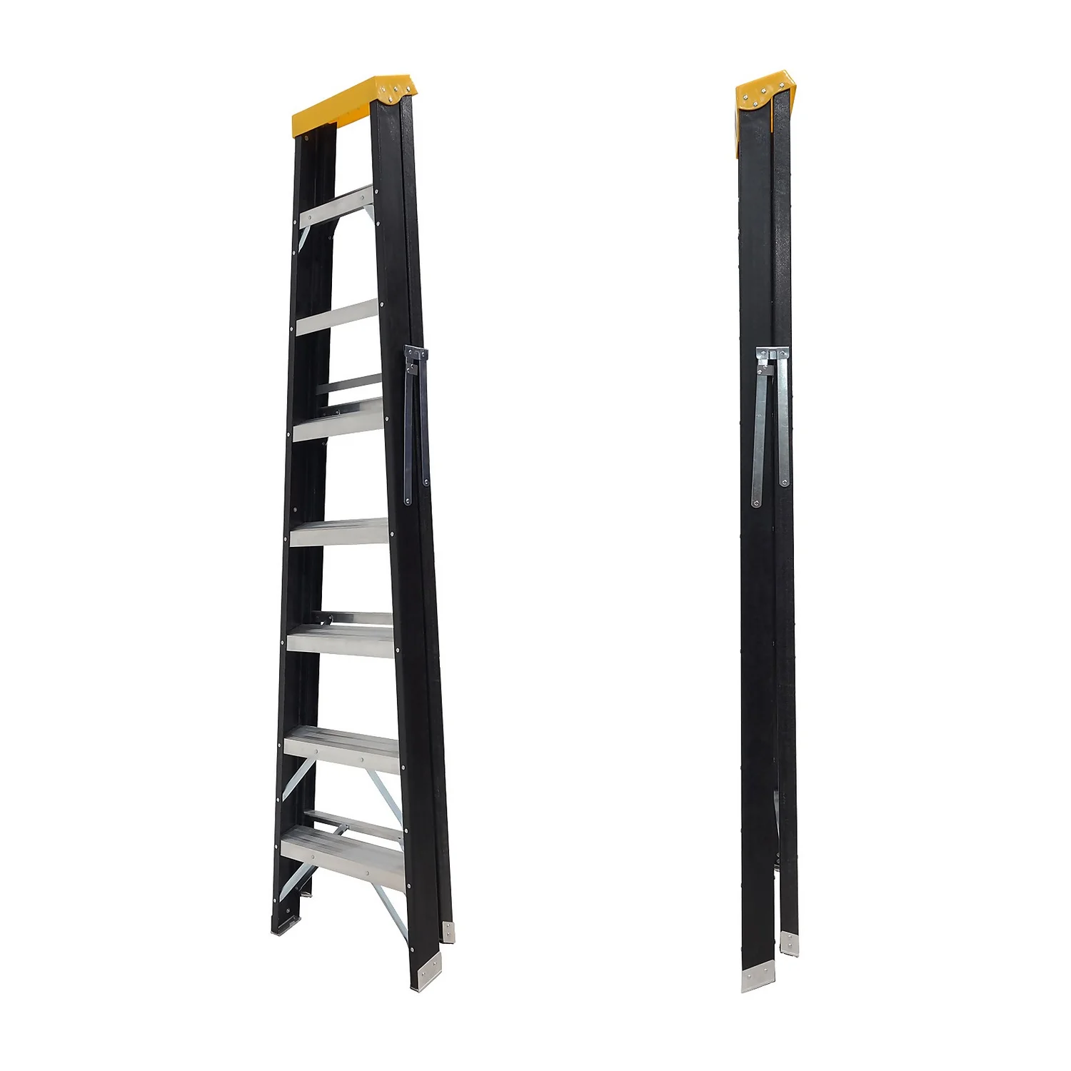 Rhino Fibreglass Step Ladder - 8 Tread 5 Rhino Fibreglass Step Ladder - 8 Tread - Image 3