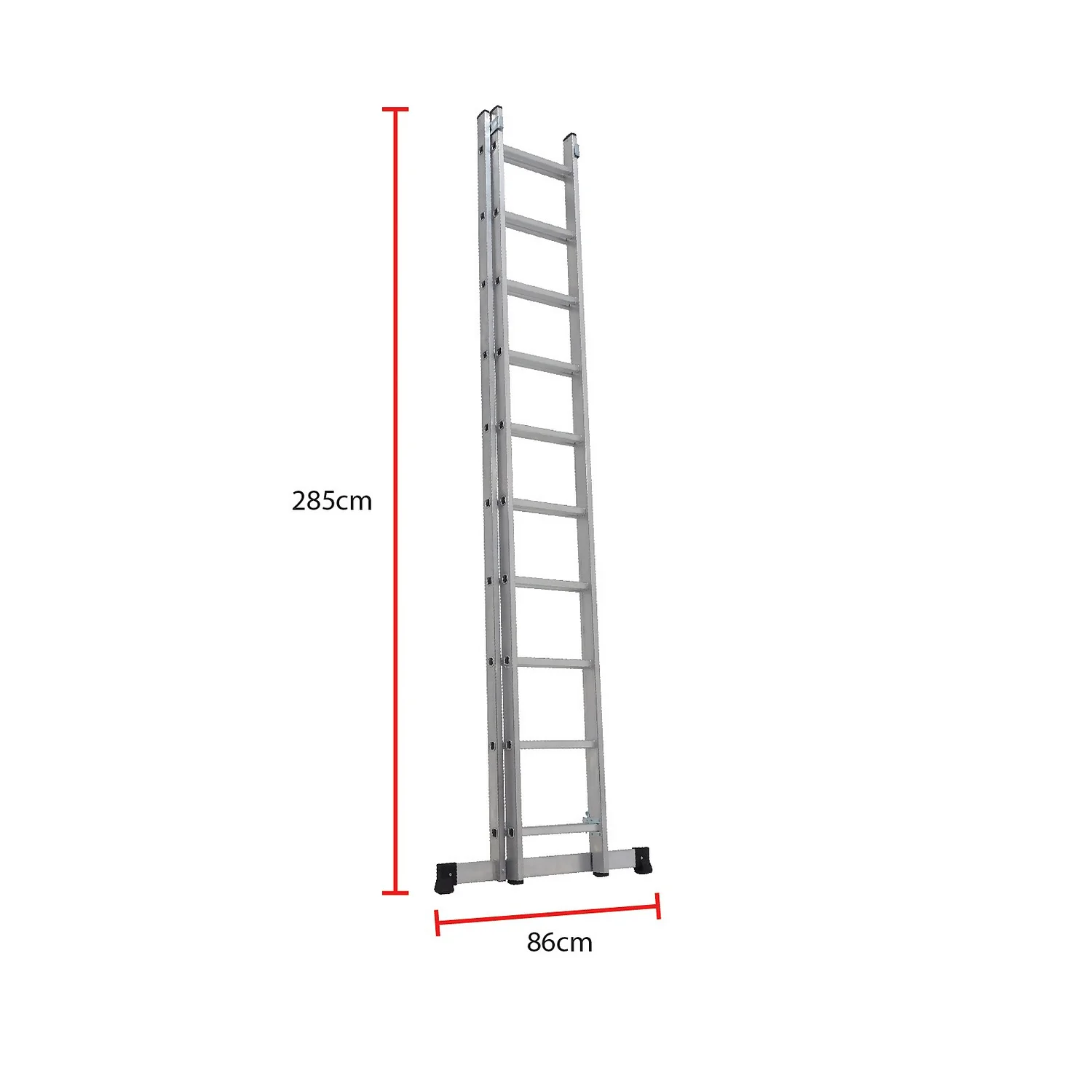 Rhino 2x10 Professional Extension Ladder - 4.8m 5 Rhino 2x10 Professional Extension Ladder - 4.8m - Image 3