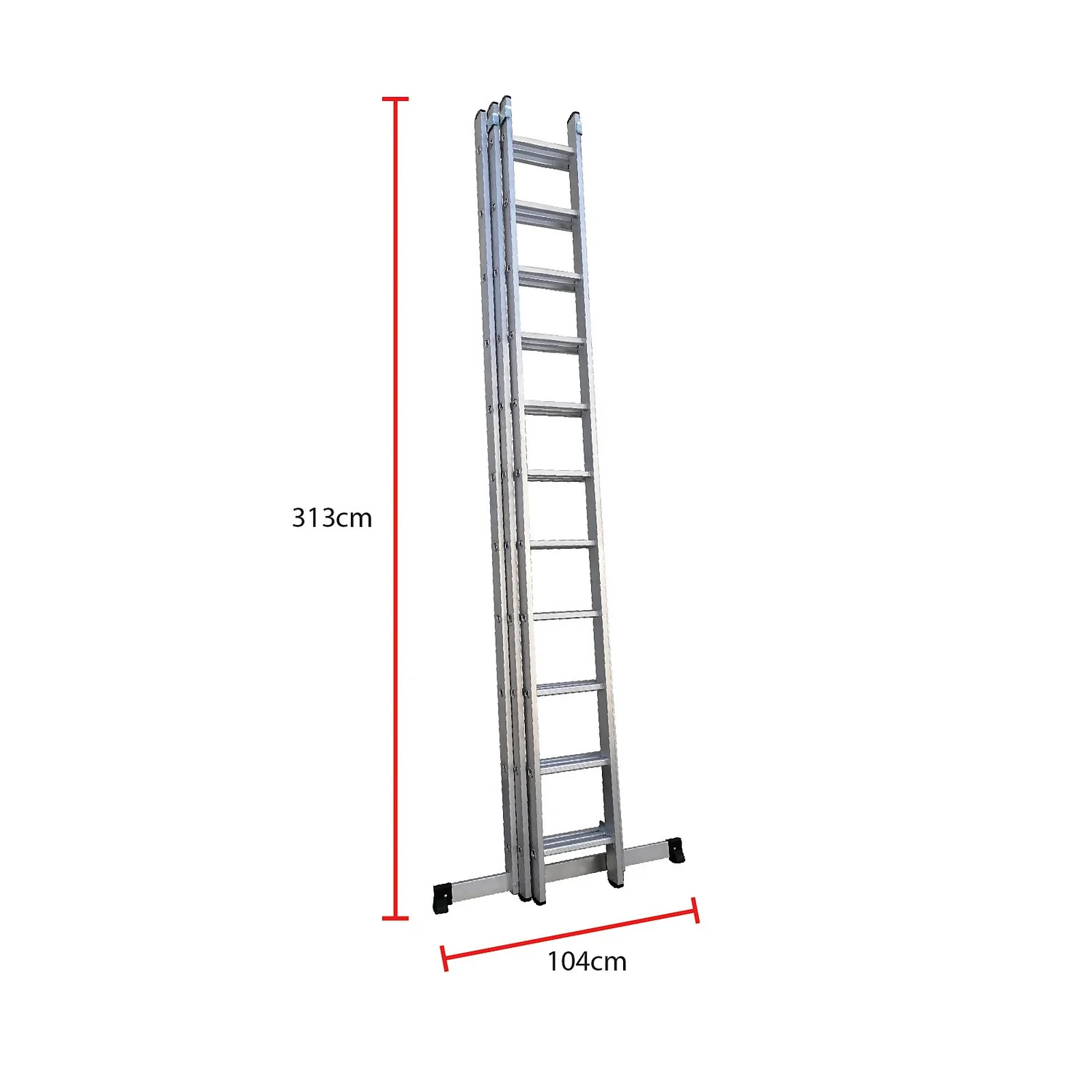 Rhino 3x11 Professional Extension Ladder - 6.8m 4 Rhino 3x11 Professional Extension Ladder - 6.8m - Image 2
