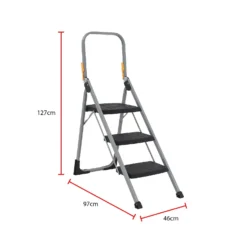 Rhino 3 Tread Professional Stair Ladder With High Handrail -Stanley Shop 12940830 1904917459393543
