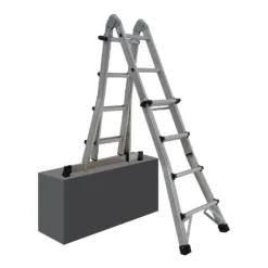 Rhino Multi-Purpose Telescopic Combination Ladder - 4x4 -Stanley Shop 12940831 1374917458744826