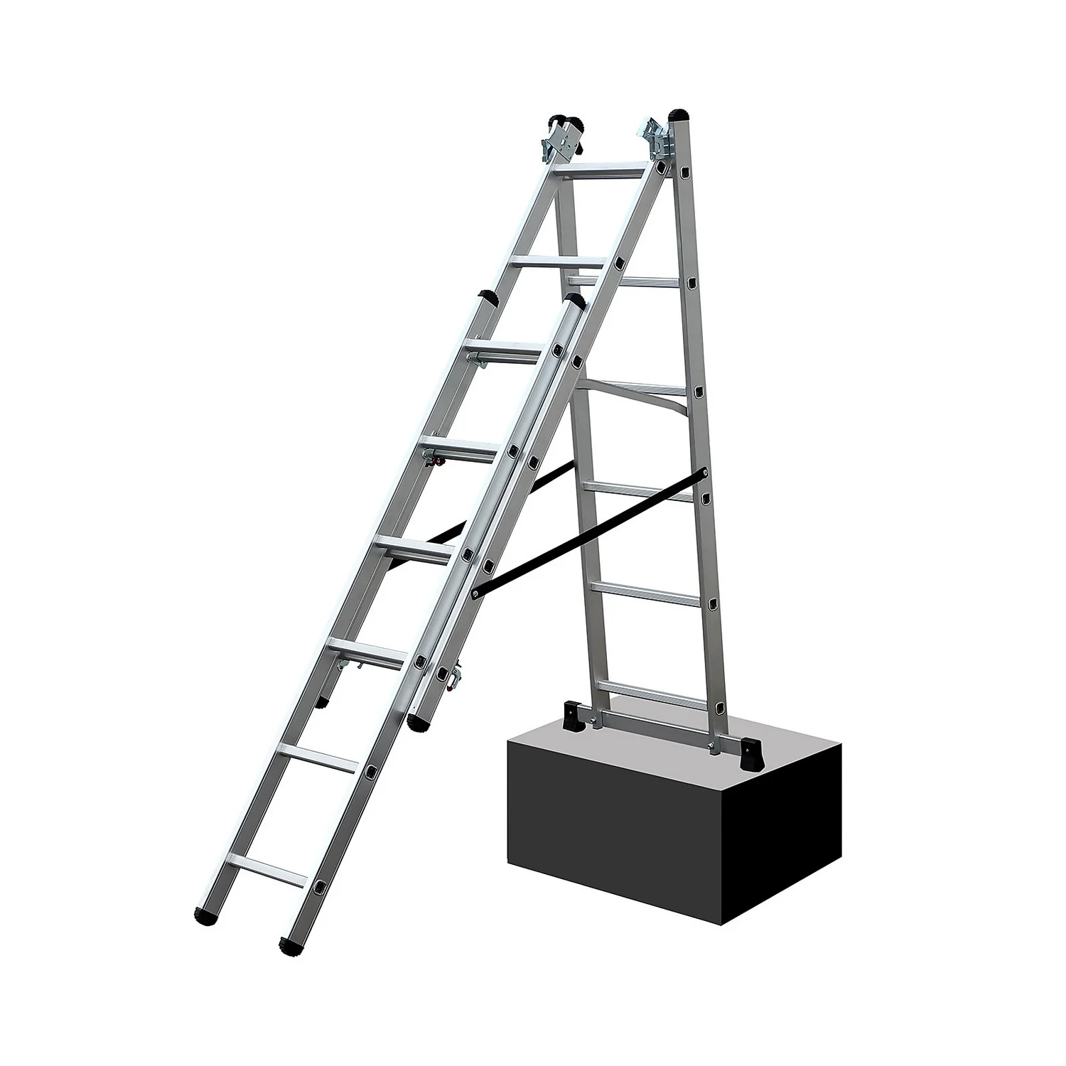 Rhino 4 In 1 Aluminium Combination Ladder 9 Rhino 4 In 1 Aluminium Combination Ladder - Image 7