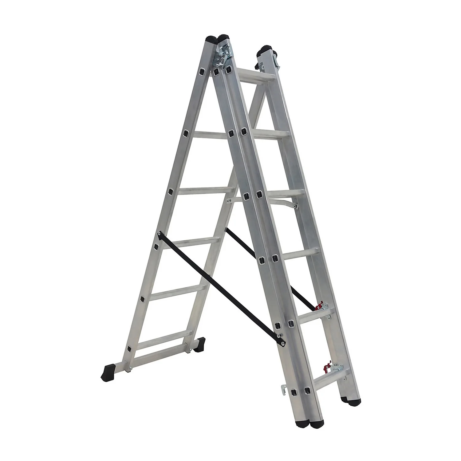 Rhino 4 In 1 Aluminium Combination Ladder 4 Rhino 4 In 1 Aluminium Combination Ladder - Image 2