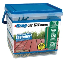 Kreg SDK-C262W-525 2x Protec-Kote Deck Screws - 525 Pack