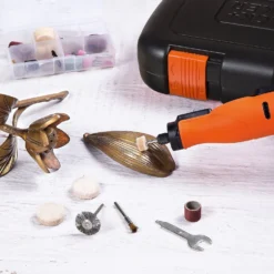 Black & Decker BLACK+DECKER 7.2V Cordless Li-ion Rotary Tool With 52 Accessories (BCRT81K-XJ) -Stanley Shop 13034650 2114864770001071