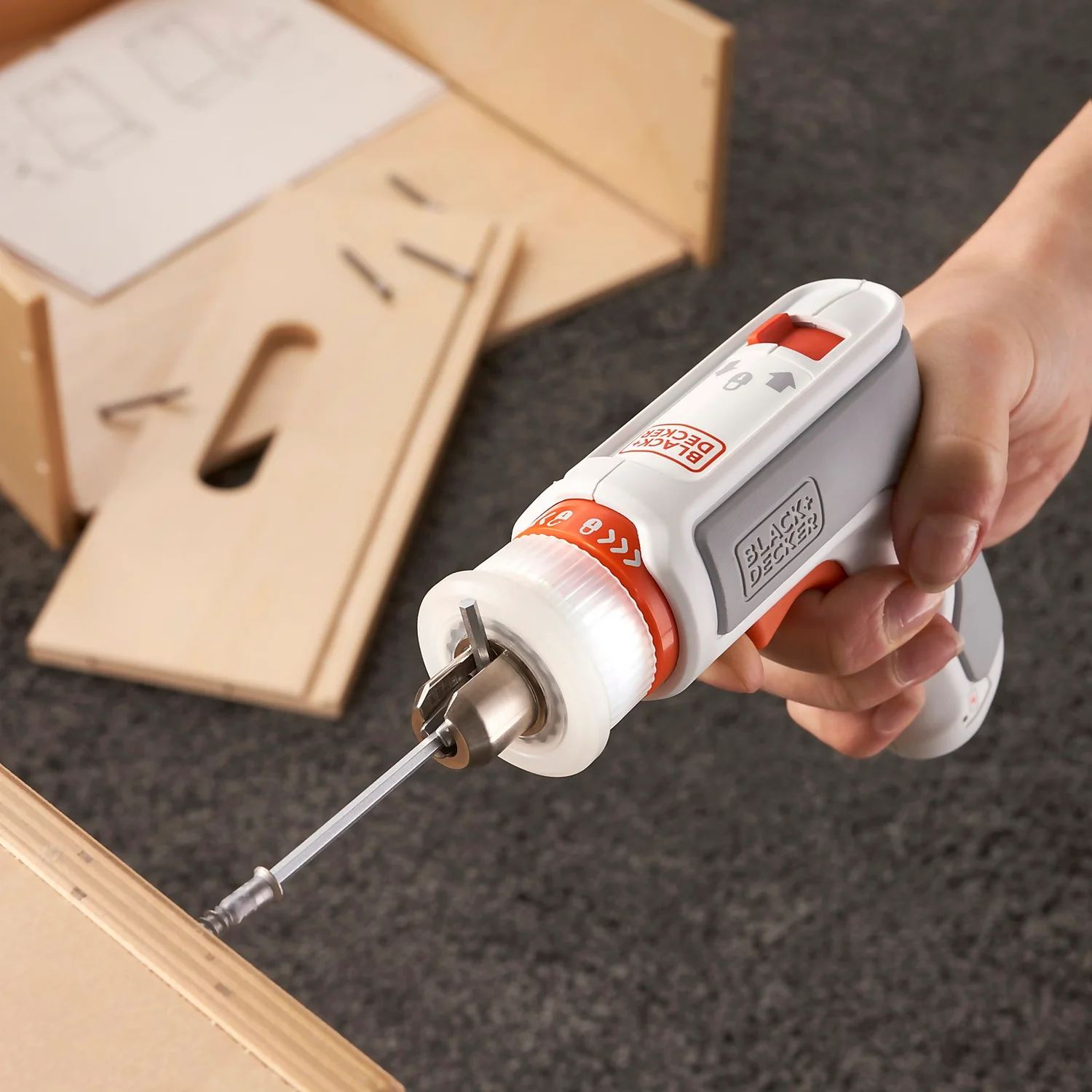 Black & Decker BLACK+DECKER Cordless Screwdriver And Furniture Assembly Tool 6 Black & Decker BLACK+DECKER Cordless Screwdriver And Furniture Assembly Tool - Image 4