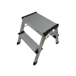 Rhino 2 Step Double Side Aluminium Ladder -Stanley Shop 13196304 1854922606444385