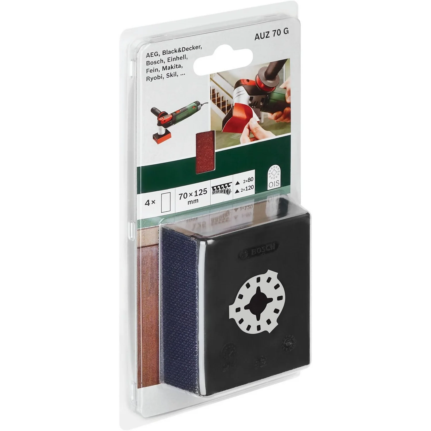 Bosch Profile Sanding Plate AUZ70G 4 Bosch Profile Sanding Plate AUZ70G - Image 2