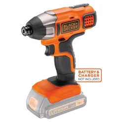 Black & Decker BLACK+DECKER 18V Cordless Impact Driver With Screwdriver Bit (no Battery Included) (BDCIM18N-XJ) -Stanley Shop 13623741 2564958412912537