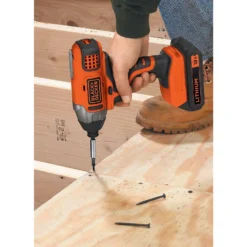 Black & Decker BLACK+DECKER 18V Cordless Impact Driver With Screwdriver Bit (no Battery Included) (BDCIM18N-XJ) -Stanley Shop 13623741 4844948299652755
