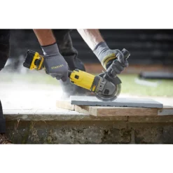 STANLEY FATMAX V20 18V Cordless Angle Grinder (battery Not Included) (SFMCG400B-XJ) -Stanley Shop 13623754 1434948299317655