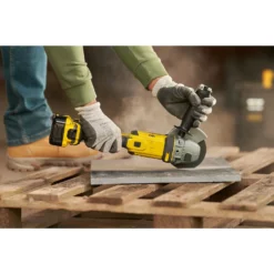 STANLEY FATMAX V20 18V Cordless Angle Grinder (battery Not Included) (SFMCG400B-XJ) -Stanley Shop 13623754 2654948299281637
