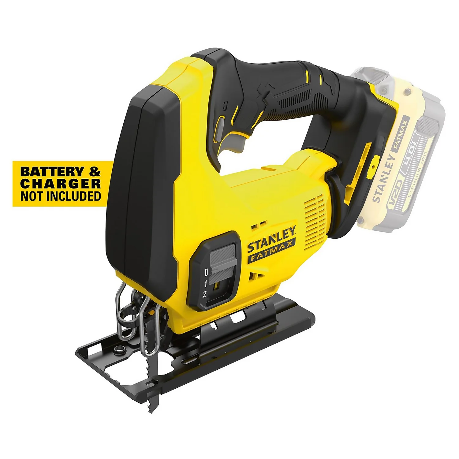 STANLEY FATMAX V20 18V Cordless Jigsaw (battery Not Included) (SFMCS600B-XJ) 11 STANLEY FATMAX V20 18V Cordless Jigsaw (battery Not Included) (SFMCS600B-XJ) - Image 9