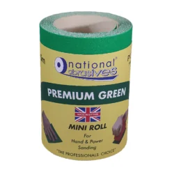 National Abrasive Sanding Green Roll 120 Grit 5 Metre
