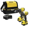 Stanley FatMax V20 18V Cordless Brushless Twin Drill & Impact Driver Kit 2 X 4.0Ah -Stanley Shop 13898328 4574968227641800