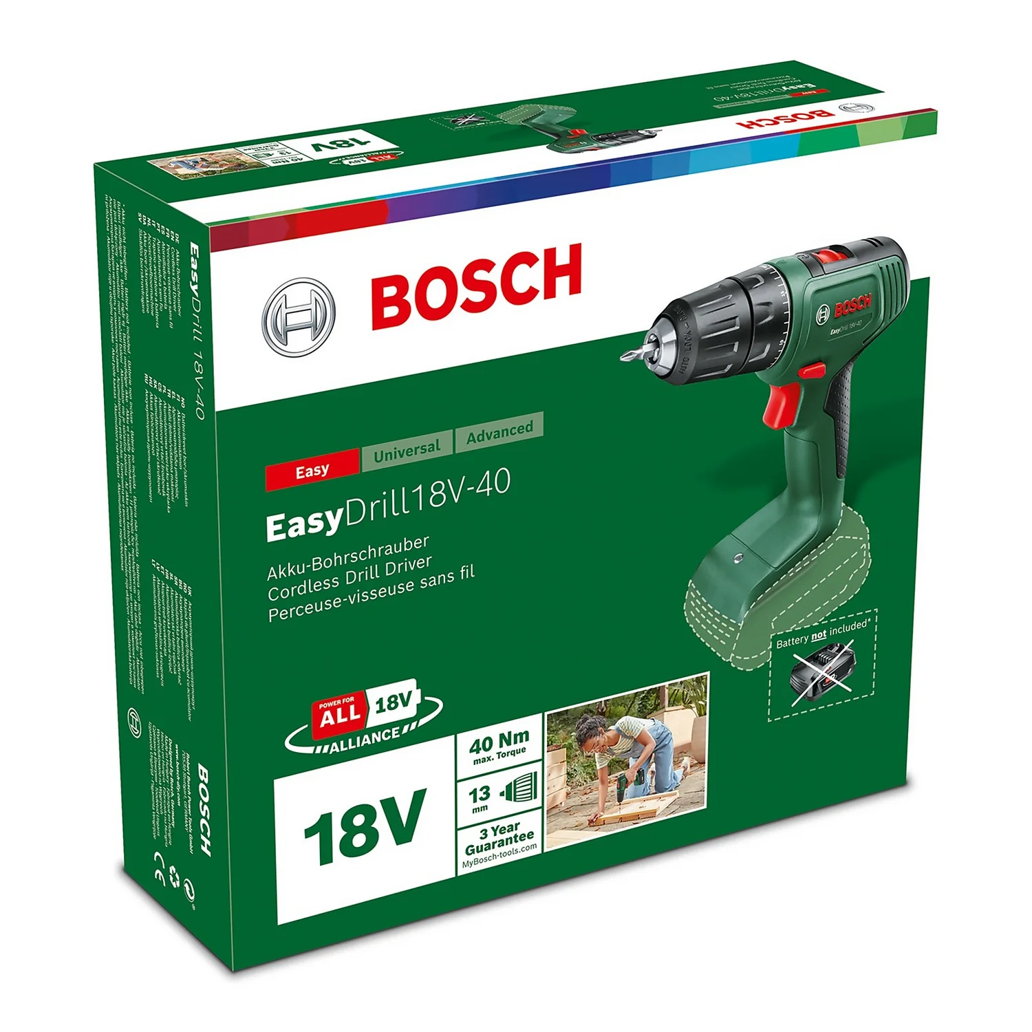 Bosch EasyDrill 18V-40 (no Battery Included) 5 Bosch EasyDrill 18V-40 (no Battery Included) - Image 3