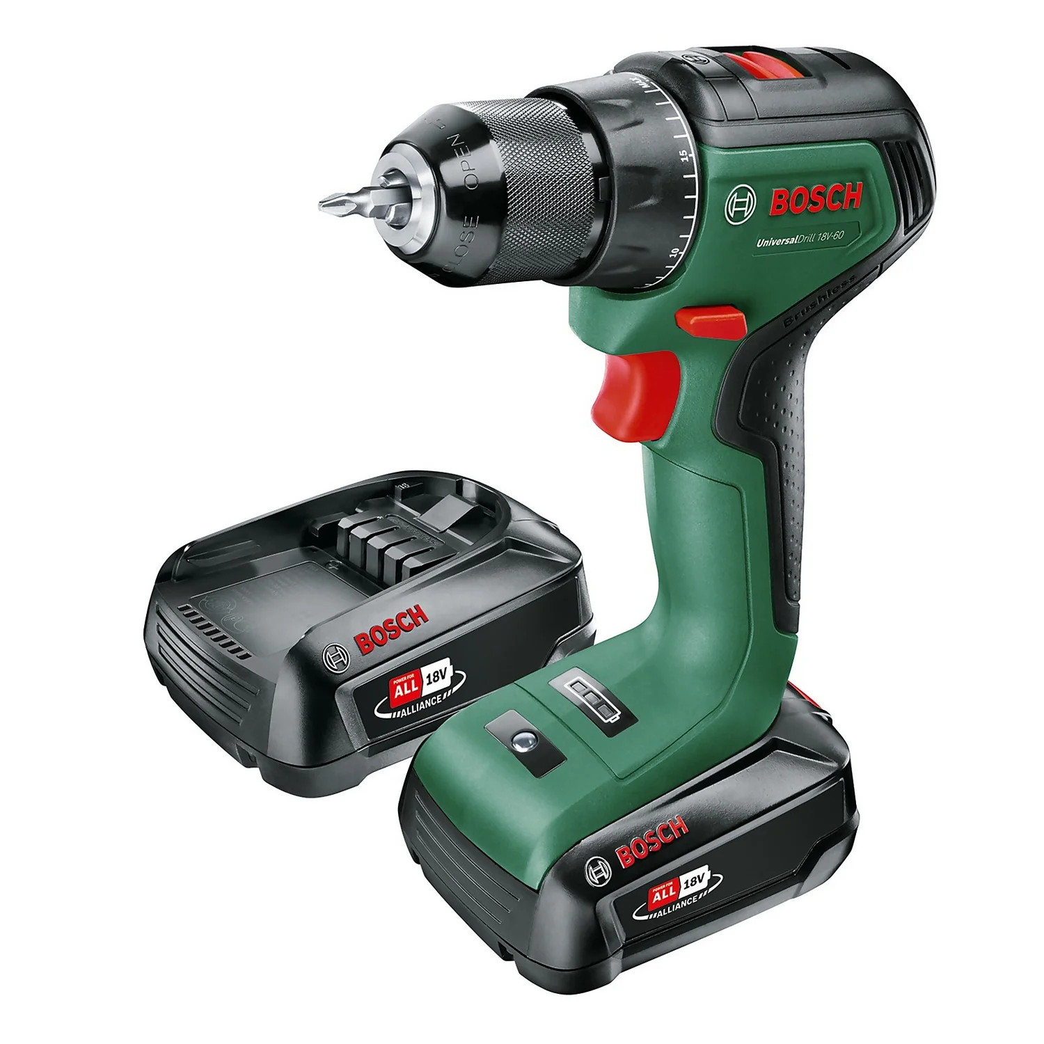 Bosch UniversalDrill 18V60 With 2x 2 0Ah Batteries & AL 18V 20 Charger 3 Bosch UniversalDrill 18V60 With 2x 2 0Ah Batteries & AL 18V 20 Charger