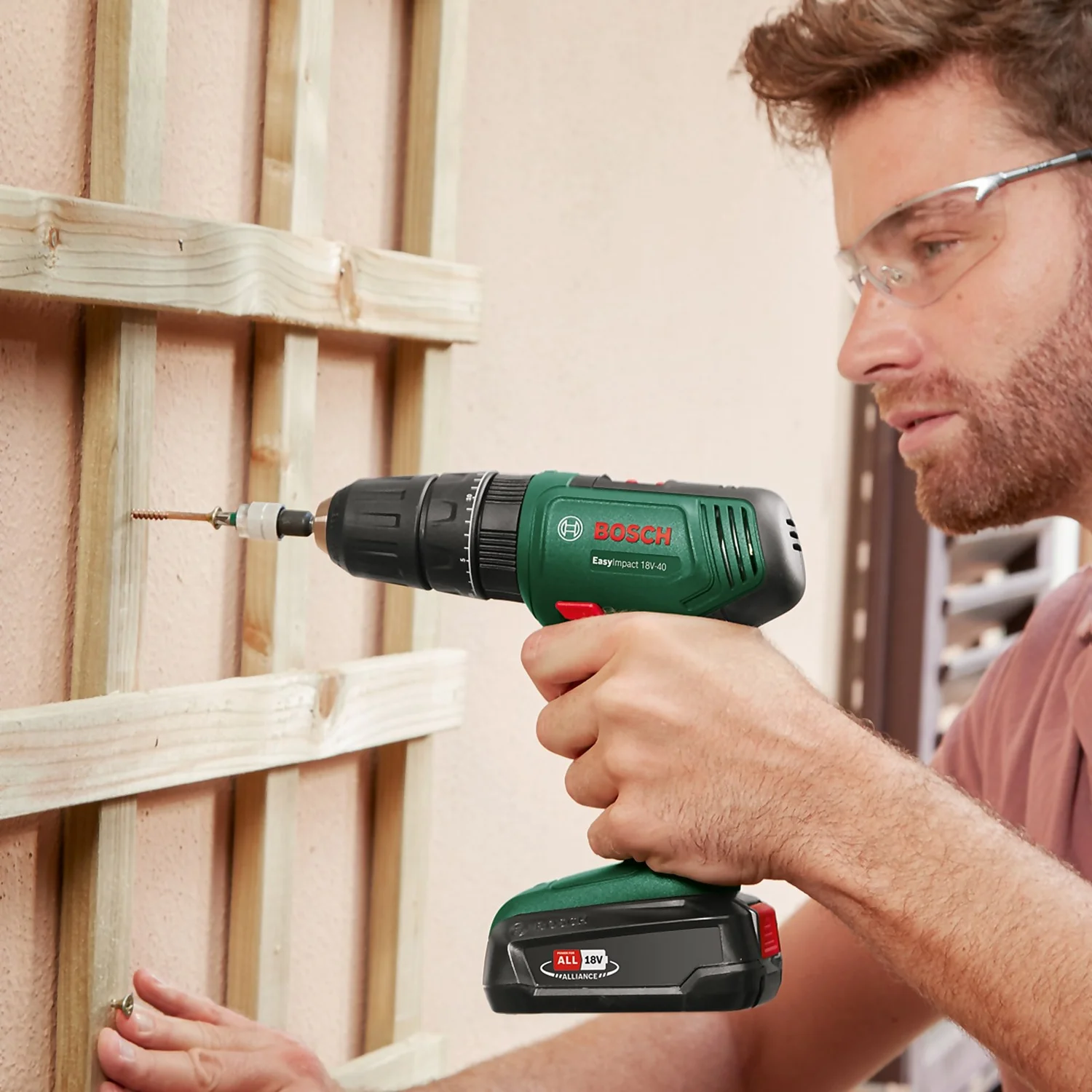 Bosch EasyImpact 18V-40 Combi Drill With 1 X 1.5Ah Battery & Charger 8 Bosch EasyImpact 18V-40 Combi Drill With 1 X 1.5Ah Battery & Charger - Image 6