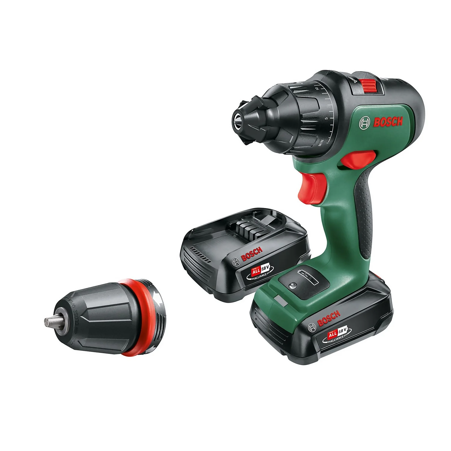Bosch AdvancedImpact 18 Impact Driver With 2x 2.5Ah Batteries & Charger 3 Bosch AdvancedImpact 18 Impact Driver With 2x 2.5Ah Batteries & Charger