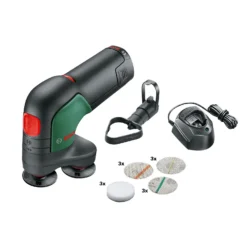 Bosch EasyCurvSander 12 Disc Sander & Polisher With 1 X 2.5 Ah Battery & Charger -Stanley Shop 13910224 1704981986636786