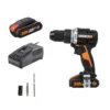 Worx WX352 20v Cordless Brushless Combi Drill With X2 2.0Ah Batteries -Stanley Shop 14229055 1855019849457656