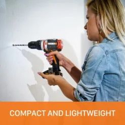 Worx WX354 20v Cordless Brushless Combi Hammer Drill With X2 2.0Ah Batteries 14 Worx WX354 20v Cordless Brushless Combi Hammer Drill With X2 2.0Ah Batteries -Stanley Shop 14229056 8525019849325923