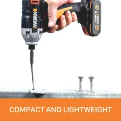 Worx WX261 20v Cordless Brushless Impact Driver With X2 2.0Ah Batteries 15 Worx WX261 20v Cordless Brushless Impact Driver With X2 2.0Ah Batteries -Stanley Shop 14229057 2165019849374901