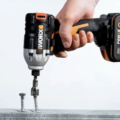 Worx WX261 20v Cordless Brushless Impact Driver With X2 2.0Ah Batteries 11 Worx WX261 20v Cordless Brushless Impact Driver With X2 2.0Ah Batteries -Stanley Shop 14229057 4455019849127800