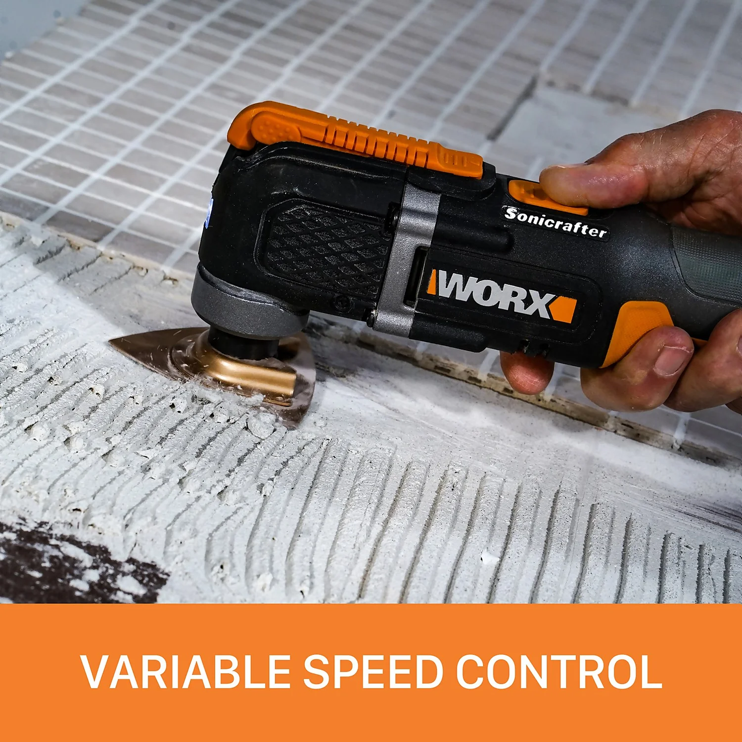 Worx WX696 20v 2.0Ah Sonicrafter Cordless Oscillating Multi Tool 9 Worx WX696 20v 2.0Ah Sonicrafter Cordless Oscillating Multi Tool - Image 7
