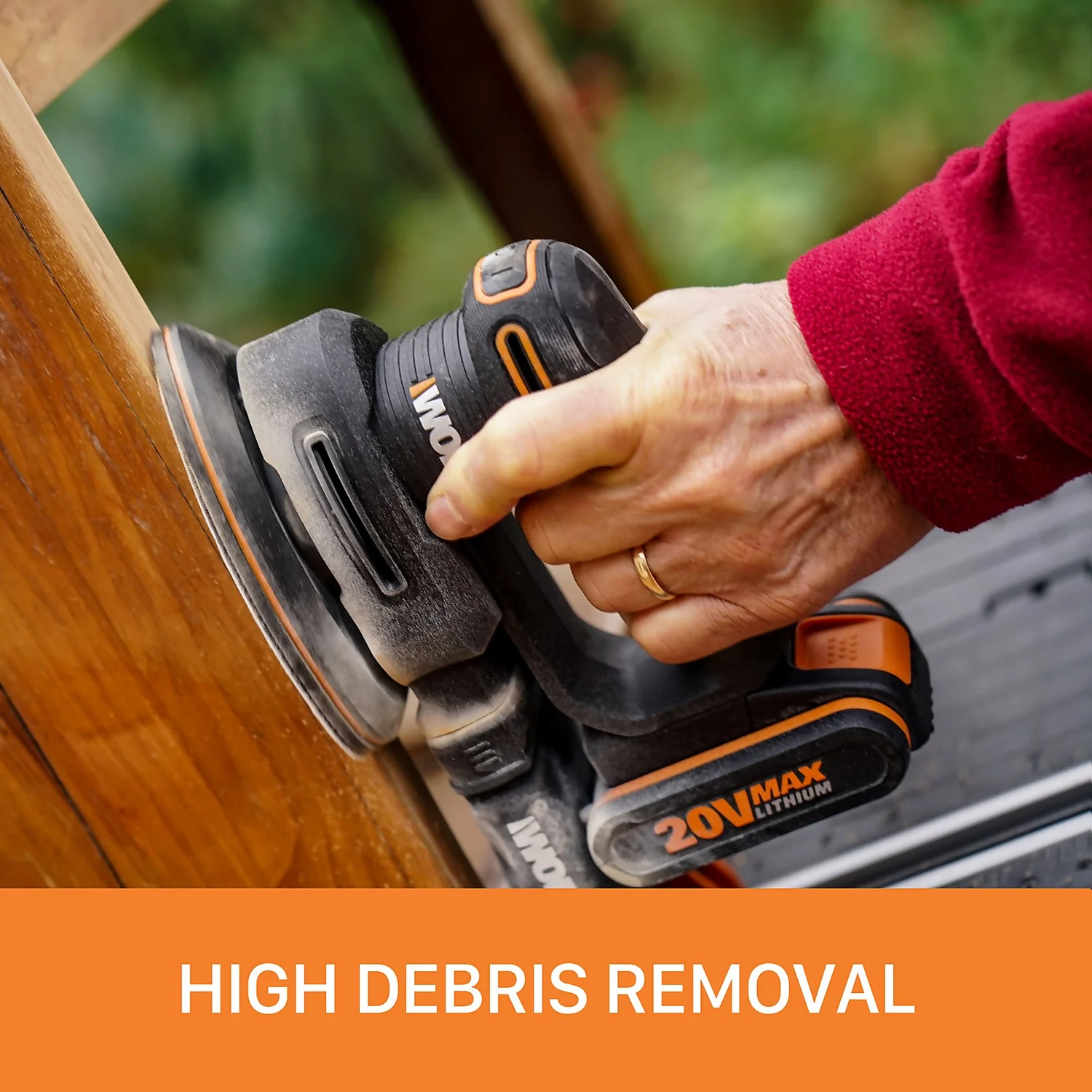 Worx WX822 20v 2.0Ah Cordless Detail Sander 9 Worx WX822 20v 2.0Ah Cordless Detail Sander - Image 7