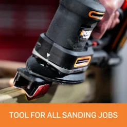 Worx WX820 20v 2.0Ah Cordless Multi Sander -Stanley Shop 14229064 1185019848821233