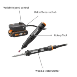 Worx WX988 20v 2.0Ah MAKERX Cordless Rotary Tool & Soldering Iron 12 Worx WX988 20v 2.0Ah MAKERX Cordless Rotary Tool & Soldering Iron -Stanley Shop 14229065 2035019849263985