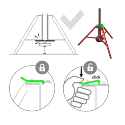 PIHER Tripod For Multi Props -Stanley Shop 14540643 2125045470627725
